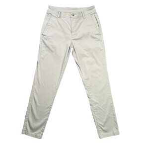 Birddogs Boom Pants Mens 30x30 Light Gray Nylon Lined Stretch Taper Boomstick